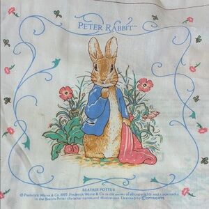 1995 Peter Rabbit Fabric Book (DIY)